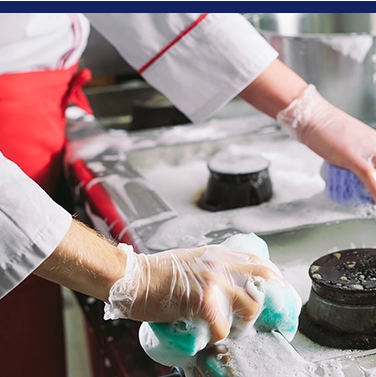 Food Service Washing Dishes